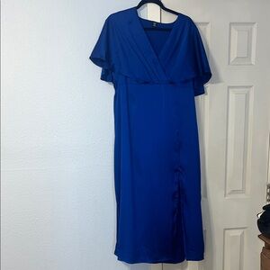 SHEIN Royal Blue Midi Dress